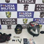 Homem é preso em flagrante por agredir e ameaçar esposa com arma de fogo