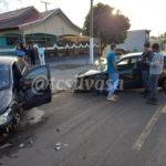 Carros colidem e atingem casa em Rondonópolis; três crianças ficam feridas