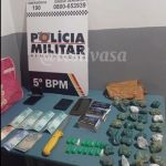 Casal é preso em Pedra Preta com drogas, dinheiro e cartões ligados a facção criminosa