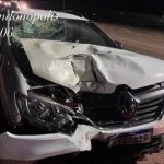 Motorista perde controle de veículo e atinge loja na Avenida Fernando Corrêa, em Rondonópolis