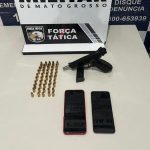 Força Tática apreende fuzis, 326 munições e prende três faccionados em flagrante por porte ilegal