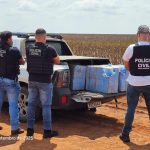 PM e Gefron apreendem 112 tabletes de pasta base de cocaína e causam prejuízo de R$ 2,2 milhões às facções