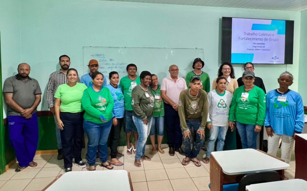 Prefeitura de Colíder e Sebrae concluem capacitação de 18 colaboradores da Associação de Catadores de Materiais Recicláveis