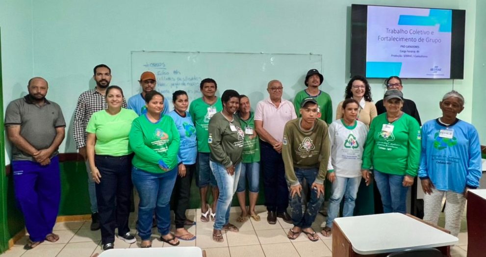 Prefeitura de Colíder e Sebrae concluem capacitação de 18 colaboradores da Associação de Catadores de Materiais Recicláveis