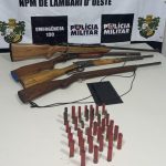 Bope apreende pistola e munições de faccionado durante abordagem em Cáceres