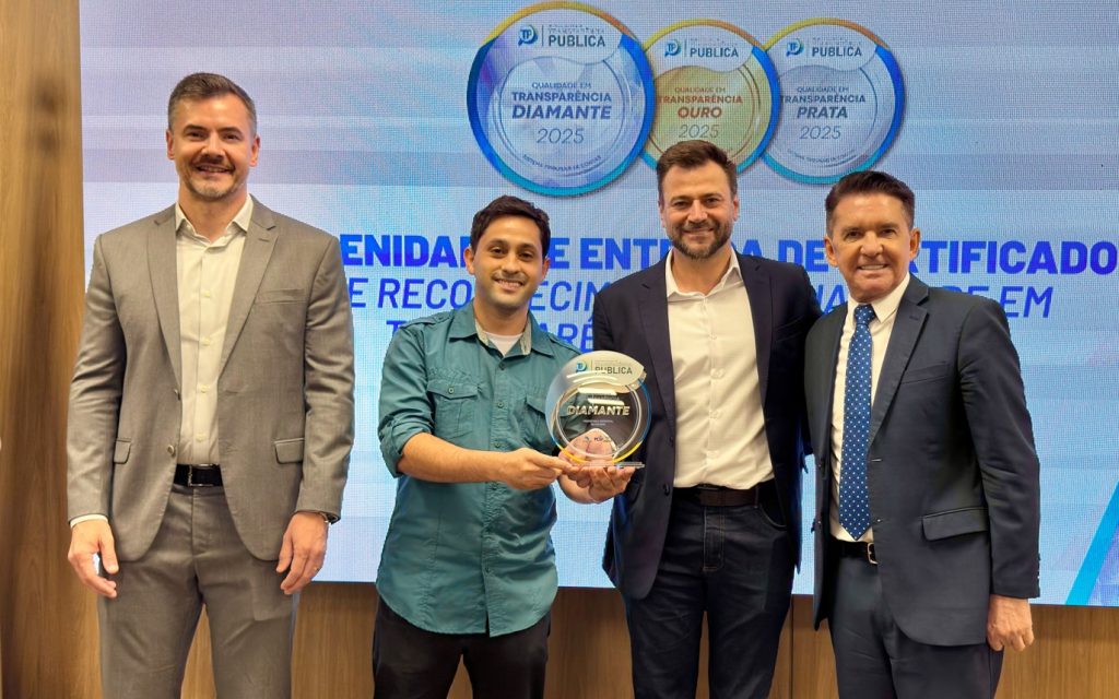 Prefeitura de Colíder recebe Selo Diamante; Rodrigo Benassi destaca compromisso com boa aplicação dos recursos municipais