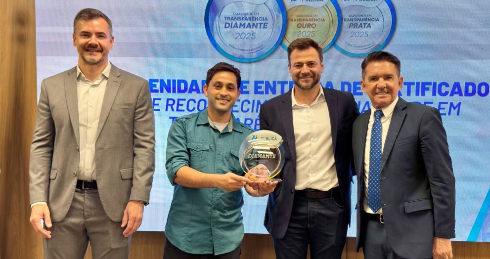 Prefeitura de Colíder recebe Selo Diamante; Rodrigo Benassi destaca compromisso com boa aplicação dos recursos municipais