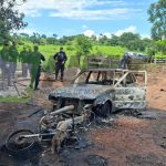 Acidente entre Fiesta e Palio deixa mulher e duas crianças feridas na Av. Tiradentes, em Rondonópolis