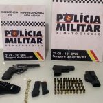 Polícia Militar prende homem por porte ilegal de arma de fogo e apreende 51 munições
