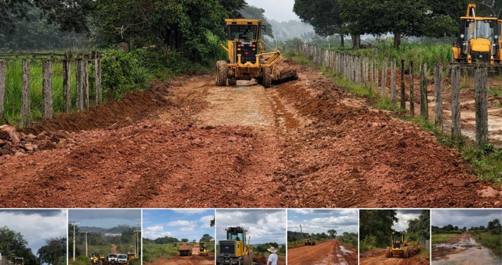 Chuvas intensas castigam estradas rurais em Colíder; Prefeitura adota medidas emergenciais