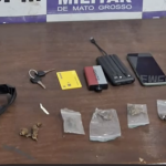 Casal é detido por suspeita de tráfico de drogas em Jaciara