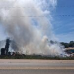 Incêndio atinge empresa de reciclagem e mobiliza Corpo de Bombeiros em Rondonópolis