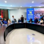 Prefeito e governador assinam ordem de serviço para asfaltar 100% do Sagrada Família