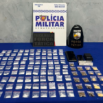 Mulher é presa com 105 porções de maconha durante ação da Rotam