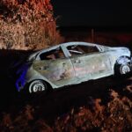 Corpo carbonizado é encontrado em porta-malas de carro incendiado na zona rural de Rondonópolis