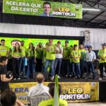 Léo Bortolin oficializa pré-candidatura a deputado estadual e recebe apoio de Janaina Riva e Juarez Costa