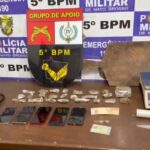 Dupla é presa pela PM após furtar banheiro químico em Rondonópolis
