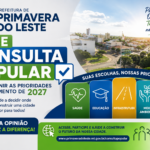 Prefeitura abre participação popular para definir prioridades do orçamento de 2027