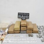 Casal é preso com grande quantidade de maconha, cocaína e pasta base em Peixoto de Azevedo