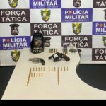 Força Tática apreende dois revólveres e 119 munições em comércio na Vila Mineira, em Rondonópolis