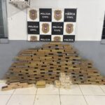 Polícia Civil apreende 148 tabletes de drogas após perseguição em Nova Olímpia