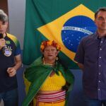 Medeiros leva Flávio Bolsonaro a aldeia Parecis e se reúne com lideranças indígenas em Campo Novo