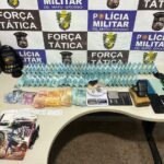 Força Tática prende quadrilha suspeita por tráfico e apreende mais de R$ 10 mil em espécie em Rondonópolis