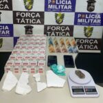 Casal é preso com 60 porções de drogas e sementes de cannabis