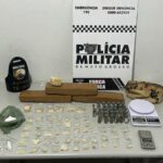 Casal é preso com 60 porções de drogas e sementes de cannabis